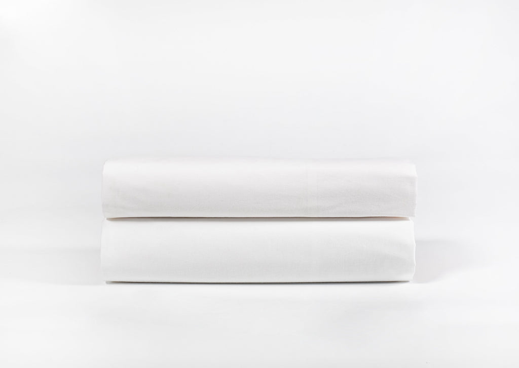 OLIVIA ROCCO Extra Deep Pocket Fitted Sheet Indus Valley Cotton Linen Blend OEKO TEX