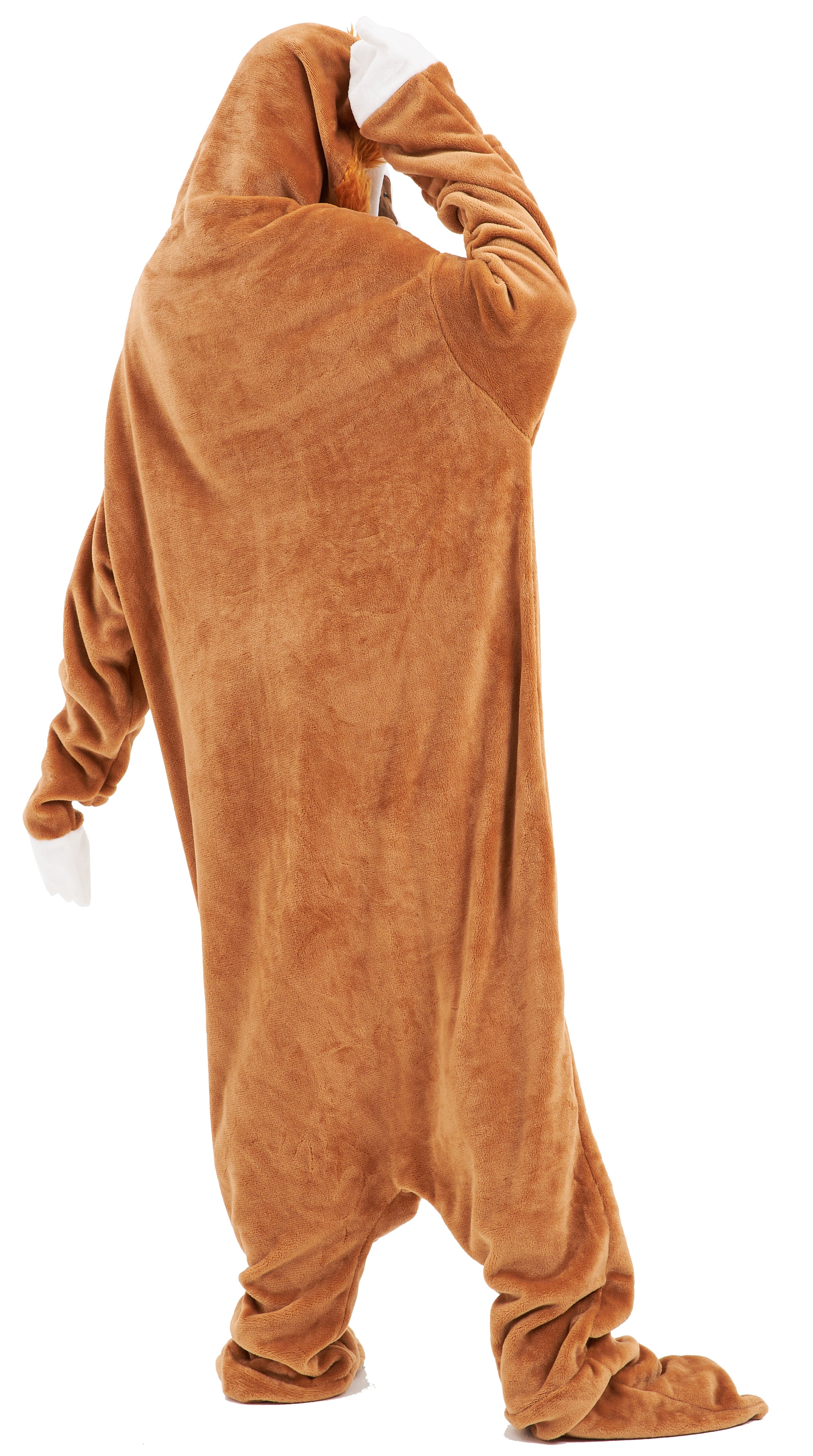 OLIVIA ROCCO Oversized Sloth Animal Wearable Fleece Blanket Hoodie for Sofas and Beds