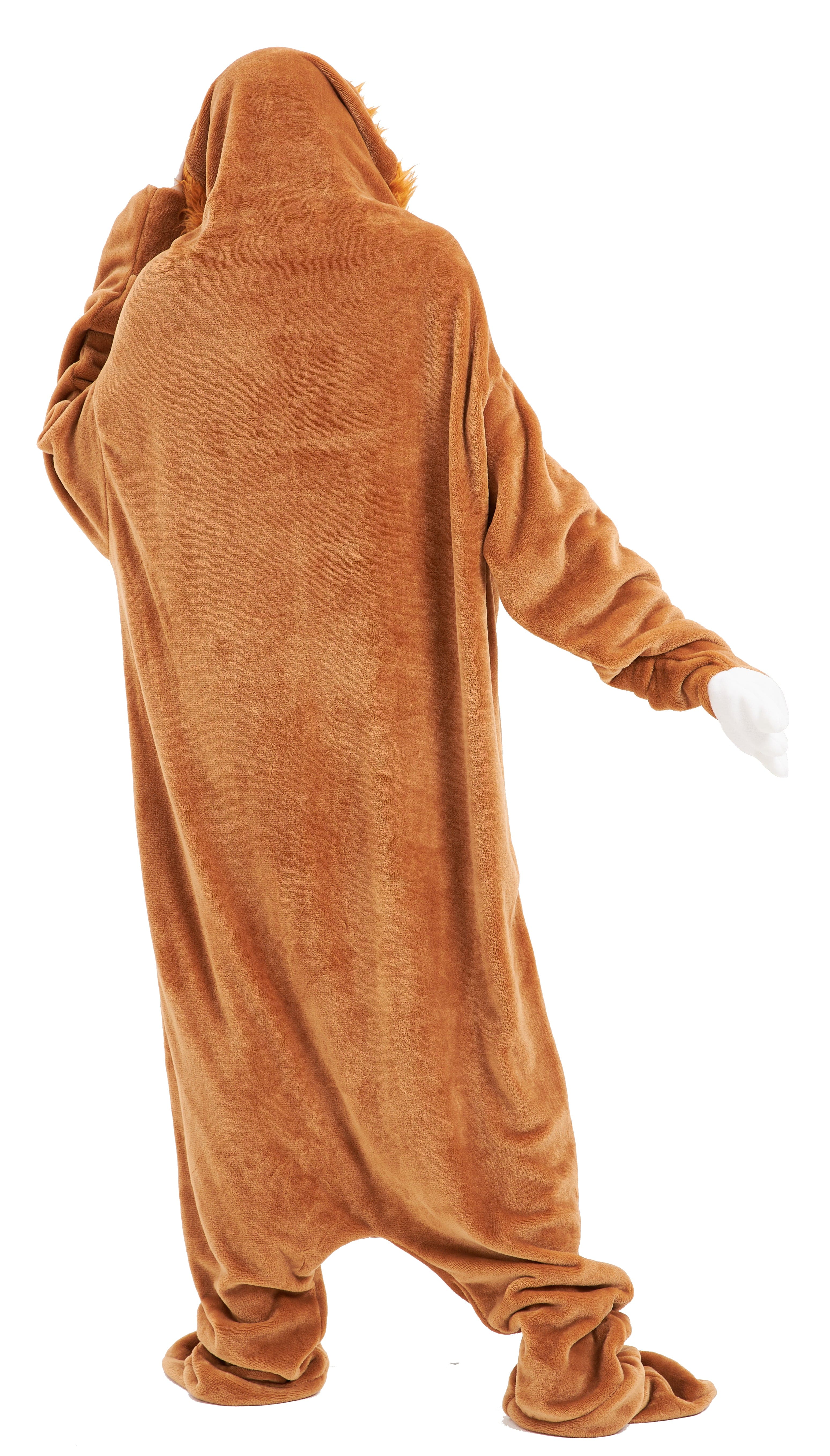 OLIVIA ROCCO Oversized Sloth Animal Wearable Fleece Blanket Hoodie for Sofas and Beds