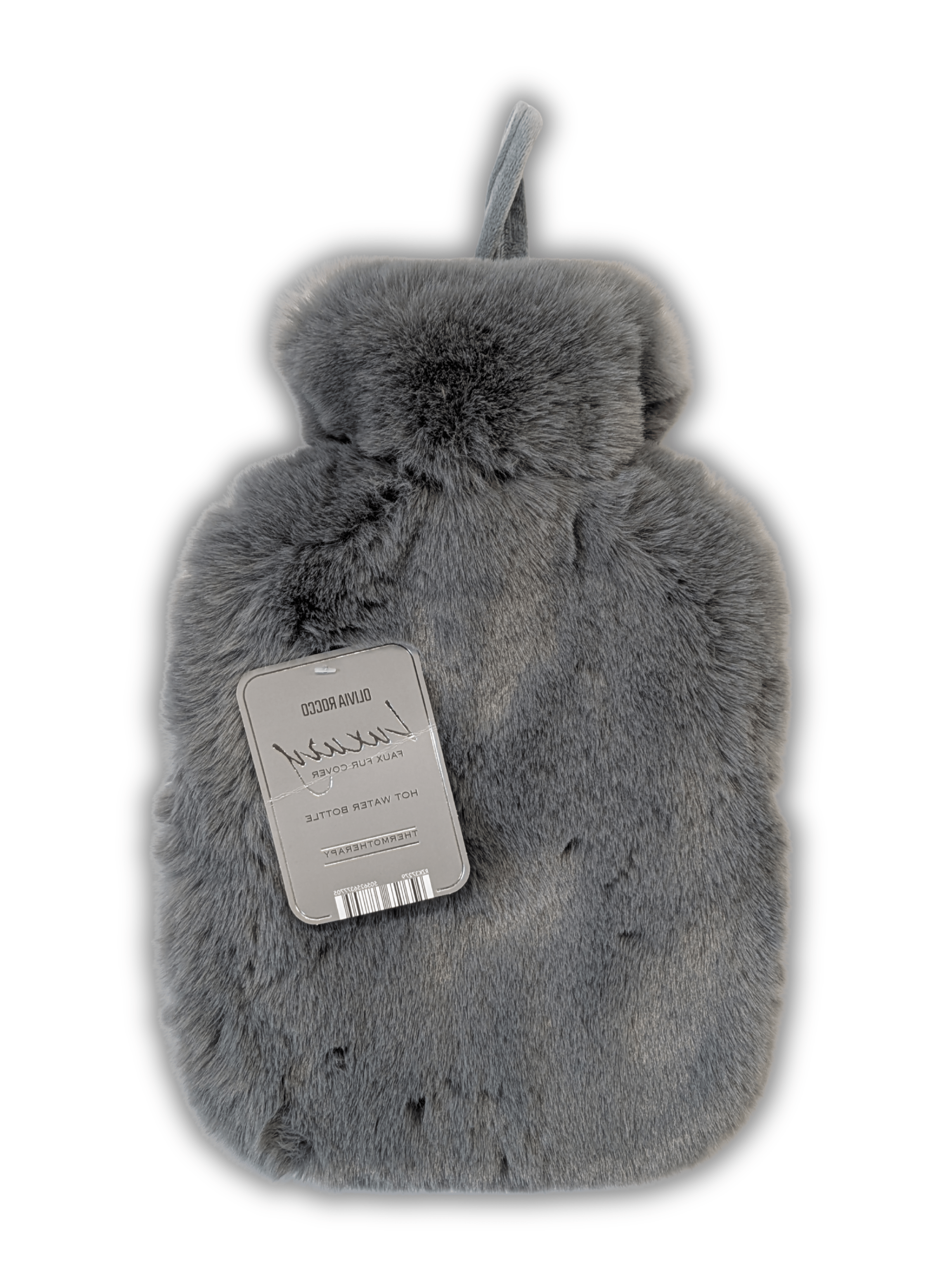 OLIVIA ROCCO Faux Fur Covered 2 Litre Luxury Hot Water Bottle Thermotherapy Natural Hotel-Quality Everyday Comfort