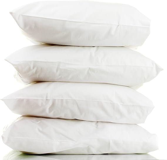 OLIVIA ROCCO 4 Pack Super Bounce Back Pillows With Luxury Fibre Filling For Superior
