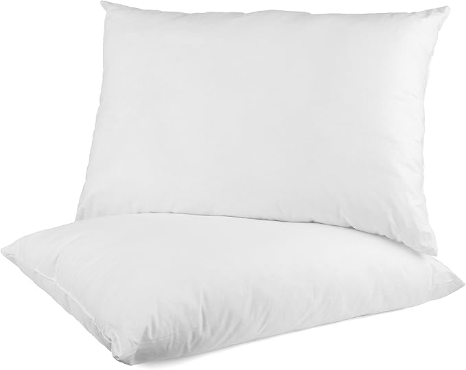 OLIVIA ROCCO 2 Pack Super Bounce Back Pillows Luxury Fibre Filling Soft To Medium