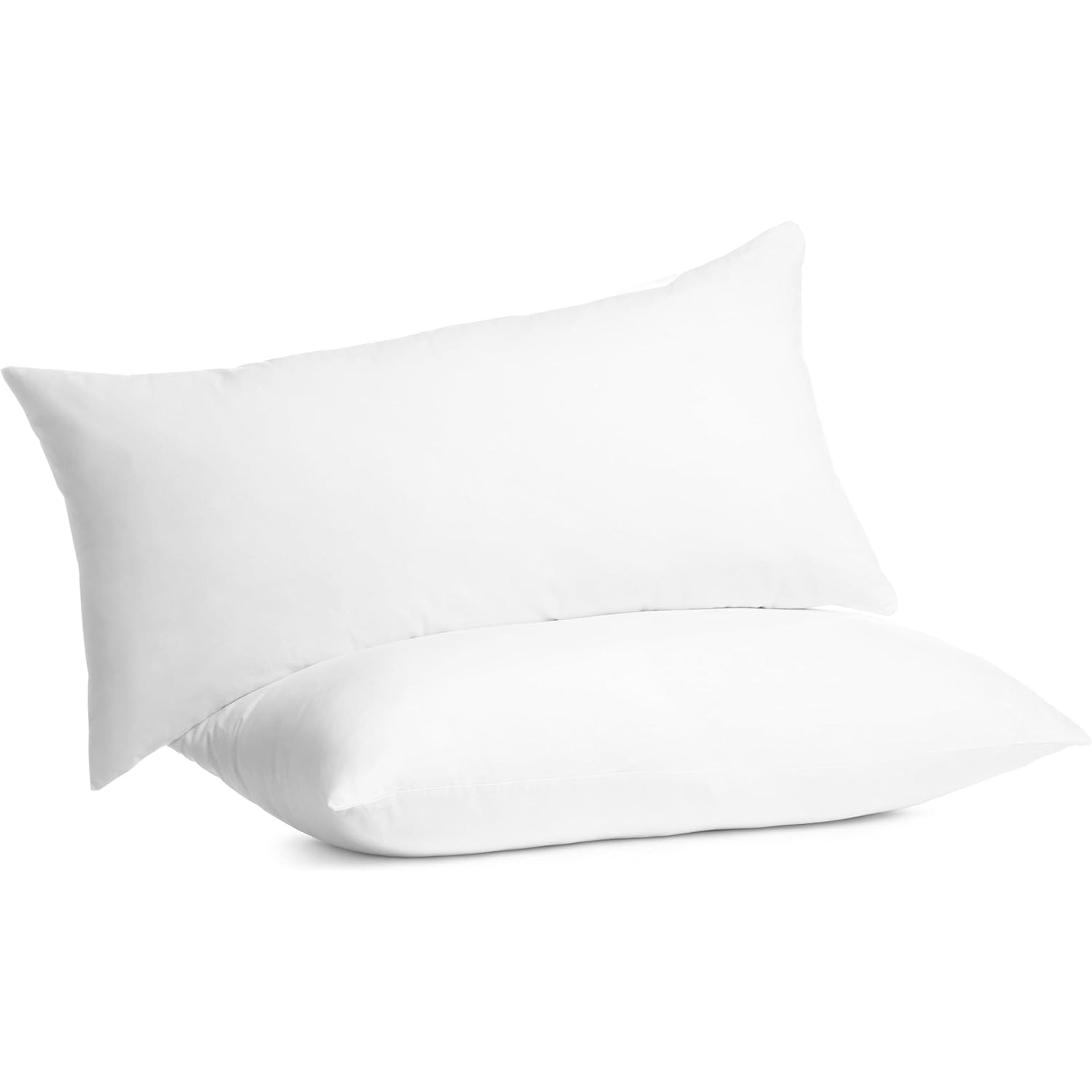 OLIVIA ROCCO 2 Pack Egyptian Cotton Blend Pillows Hotel Quality Soft Medium Support