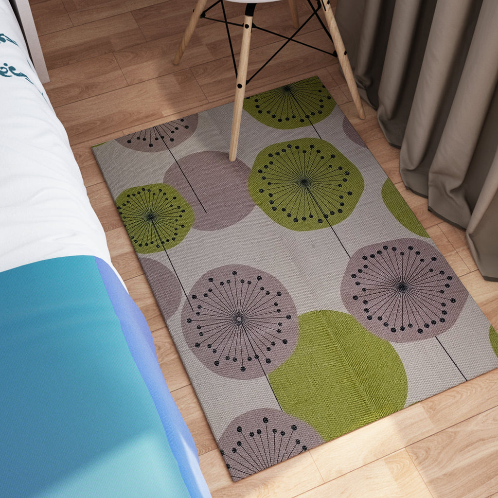 OLIVIA ROCCO Printed Rug Flor Design Modern Non Slip Soft Durable Floor Rug Hotel-Quality Everyday Comfort