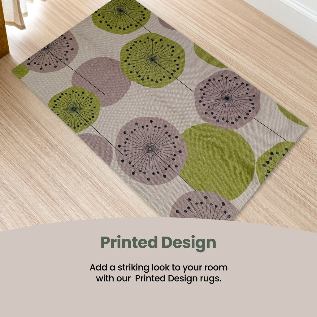 OLIVIA ROCCO Printed Rug Flor Design Modern Non Slip Soft Durable Floor Rug Hotel-Quality Everyday Comfort