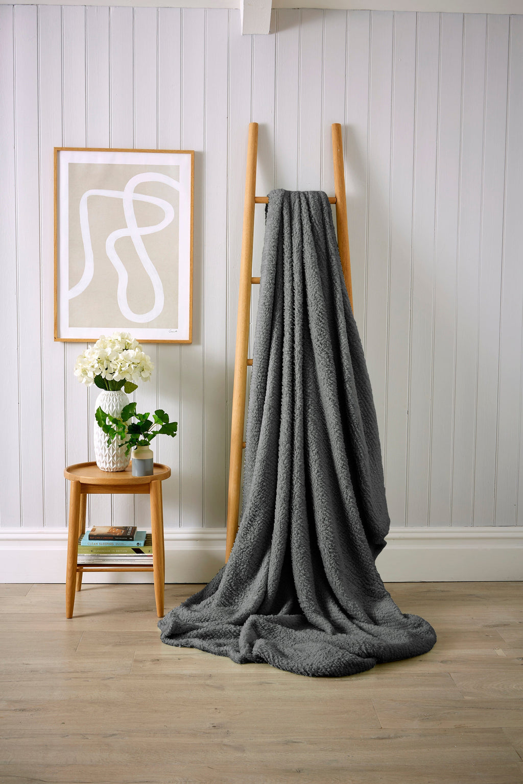 OLIVIA ROCCO Oversized Teddy Throw Blanket Super Soft Faux Fur Fleece For Sofa Or Bed