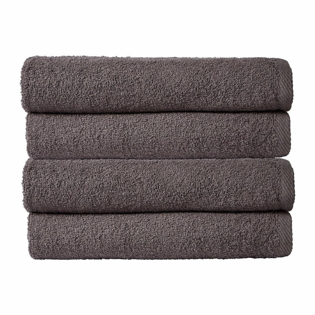 OLIVIA ROCCO Pack Of 4 Large Quick-Drying Indus Valley Cotton Bath Sheets 80x140cm