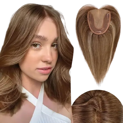 100% Remy Blonde Hair Toppers