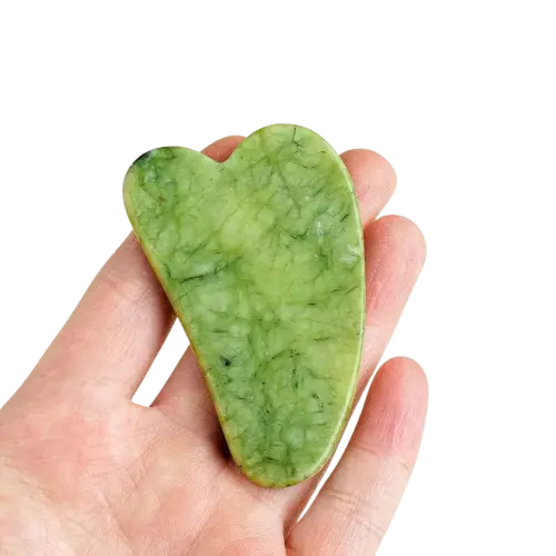 Natural Xiuyu Jade Facial Roller Gua Sha Sculpting Set