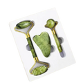 Natural Xiuyu Jade Facial Roller Gua Sha Sculpting Set