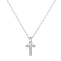 Pave Initial Necklace Letter T Created with Zircondia® Crystals
