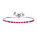 Pink Tennis Friendship Slider Bracelet Created with Zircondia® Crystals
