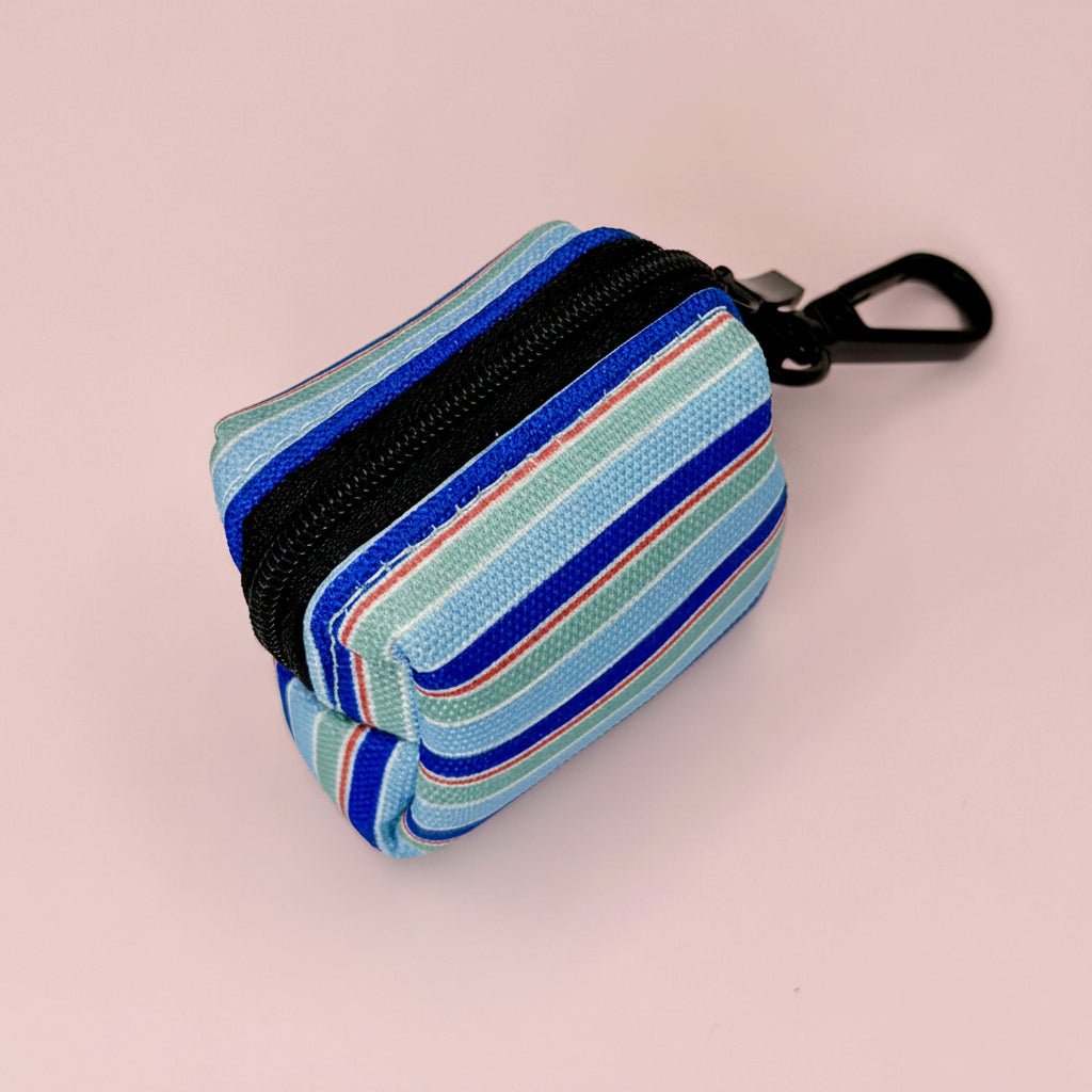 Poo Bag Holder - Sea Breeze Stripes