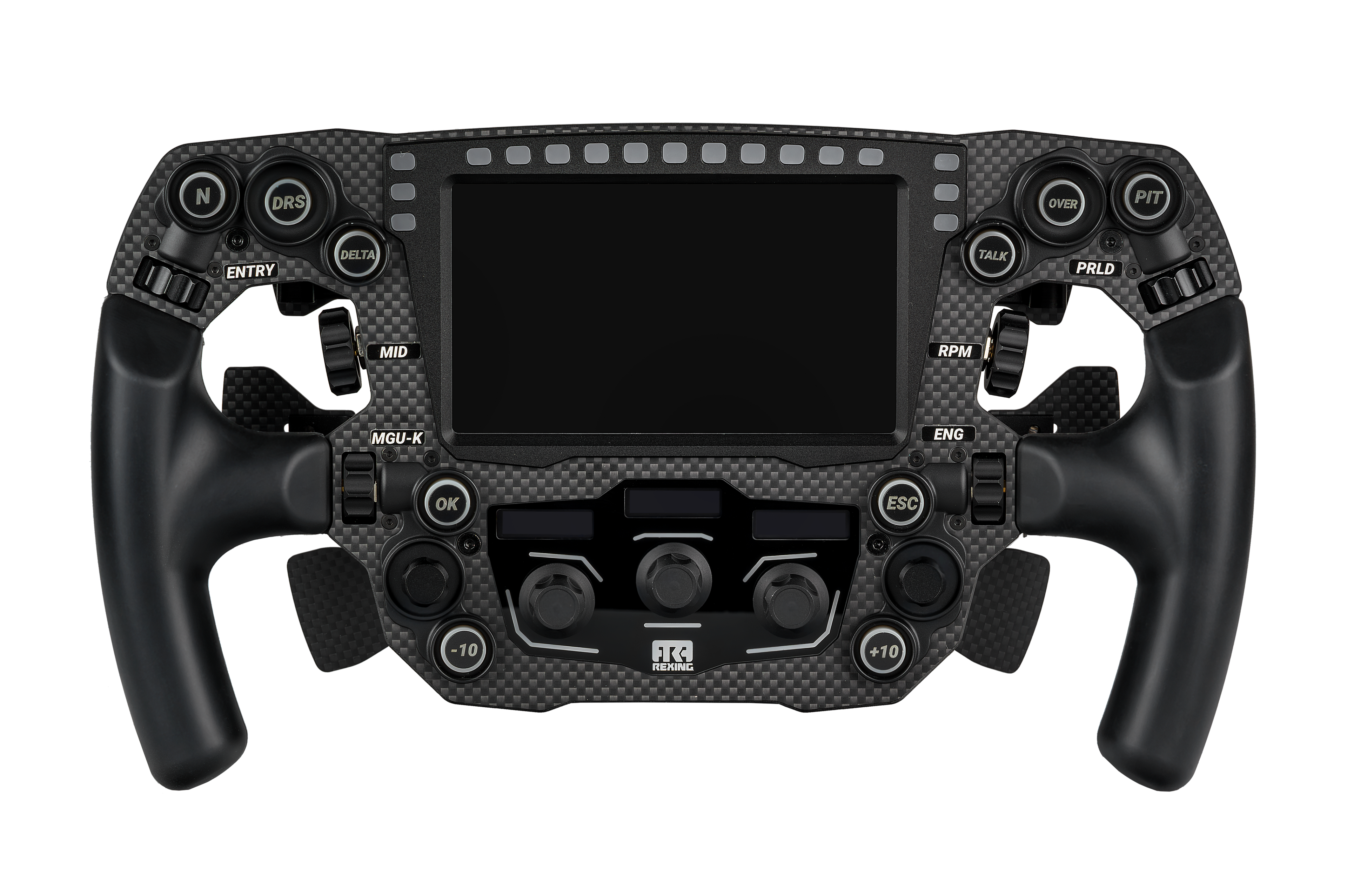REXING FORMULA MAYARIS 2 CARBON FIBER FORMULA STEERING WHEEL (4 PADDLE VERSION)