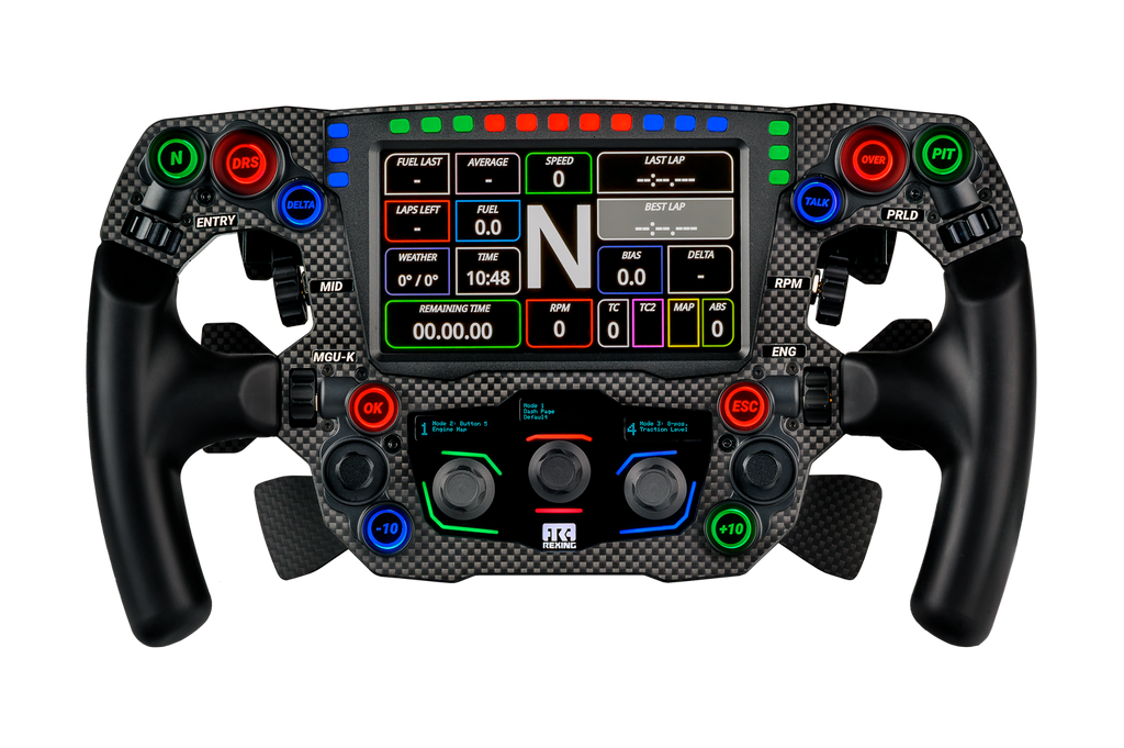 REXING FORMULA MAYARIS 2 CARBON FIBER FORMULA STEERING WHEEL (4 PADDLE VERSION)