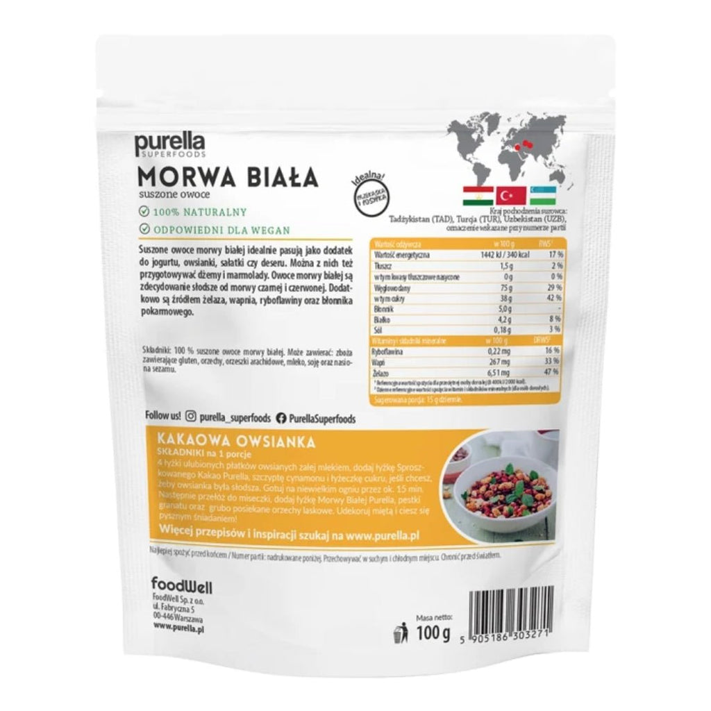 BB 31/08/2026 White Mulberry - Iron + Calcium 100g