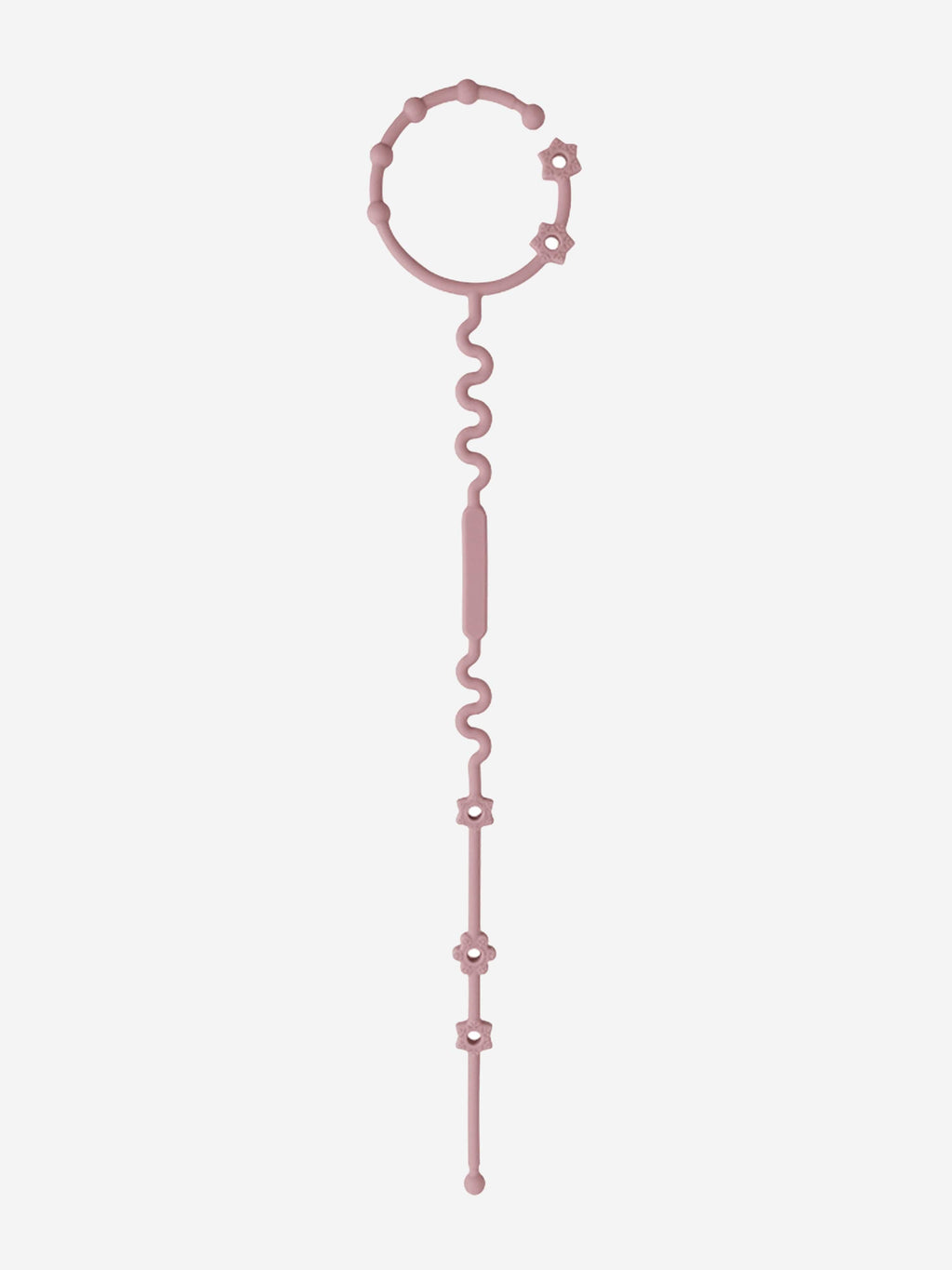 Bloom Bambini Adjustable Teether and Pacifier Clip in Purple