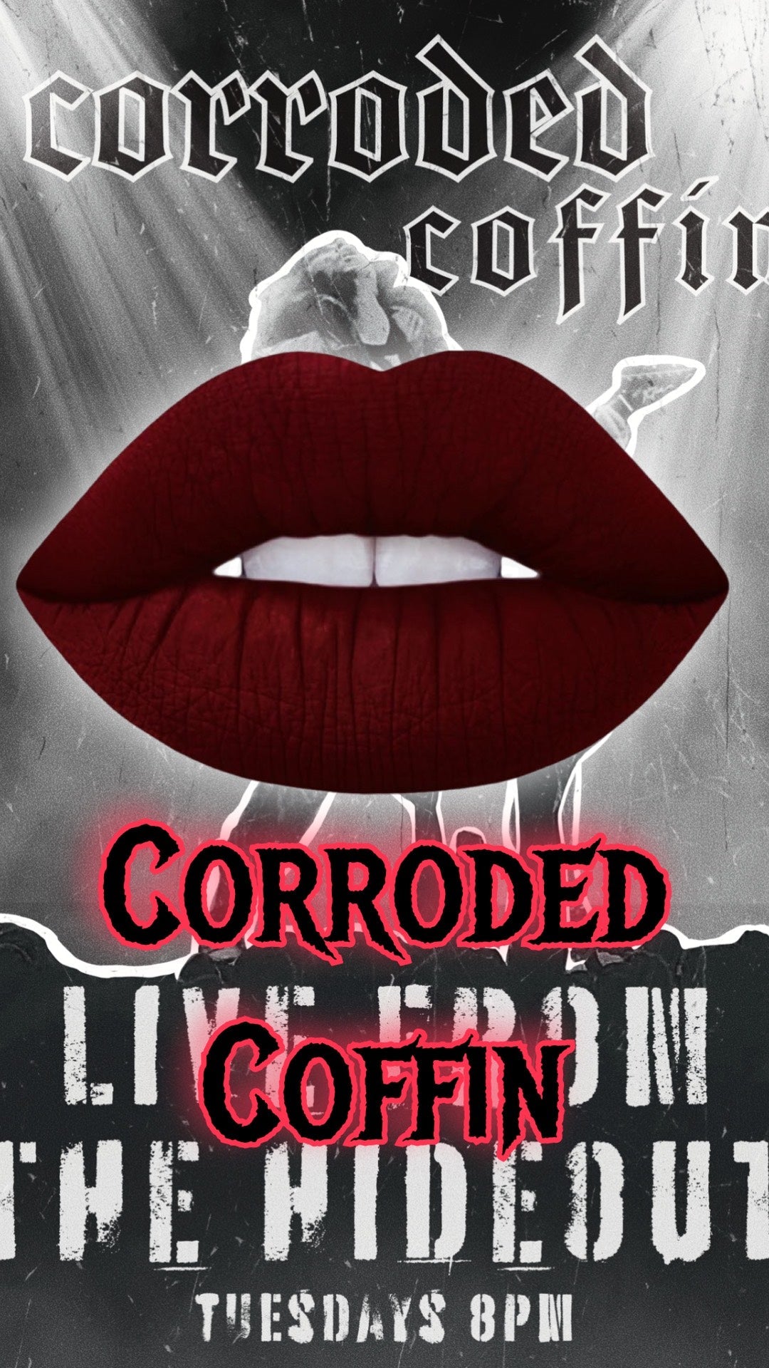 Radioactive Unicorn Corroded Coffin Lipstick