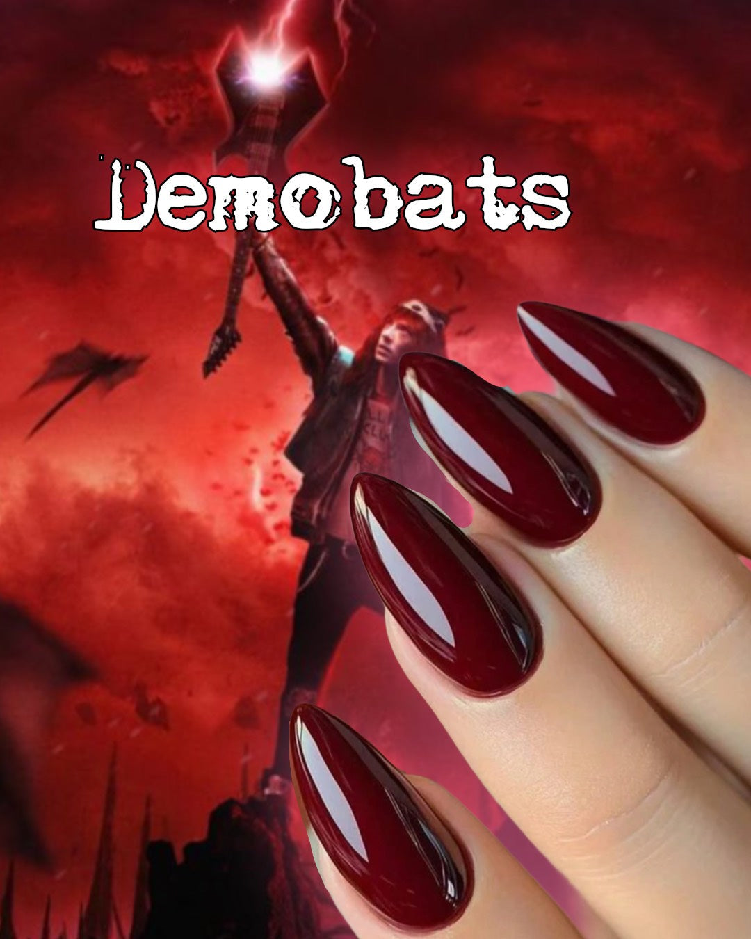 Radioactive Unicorn Demobats Nail Polish