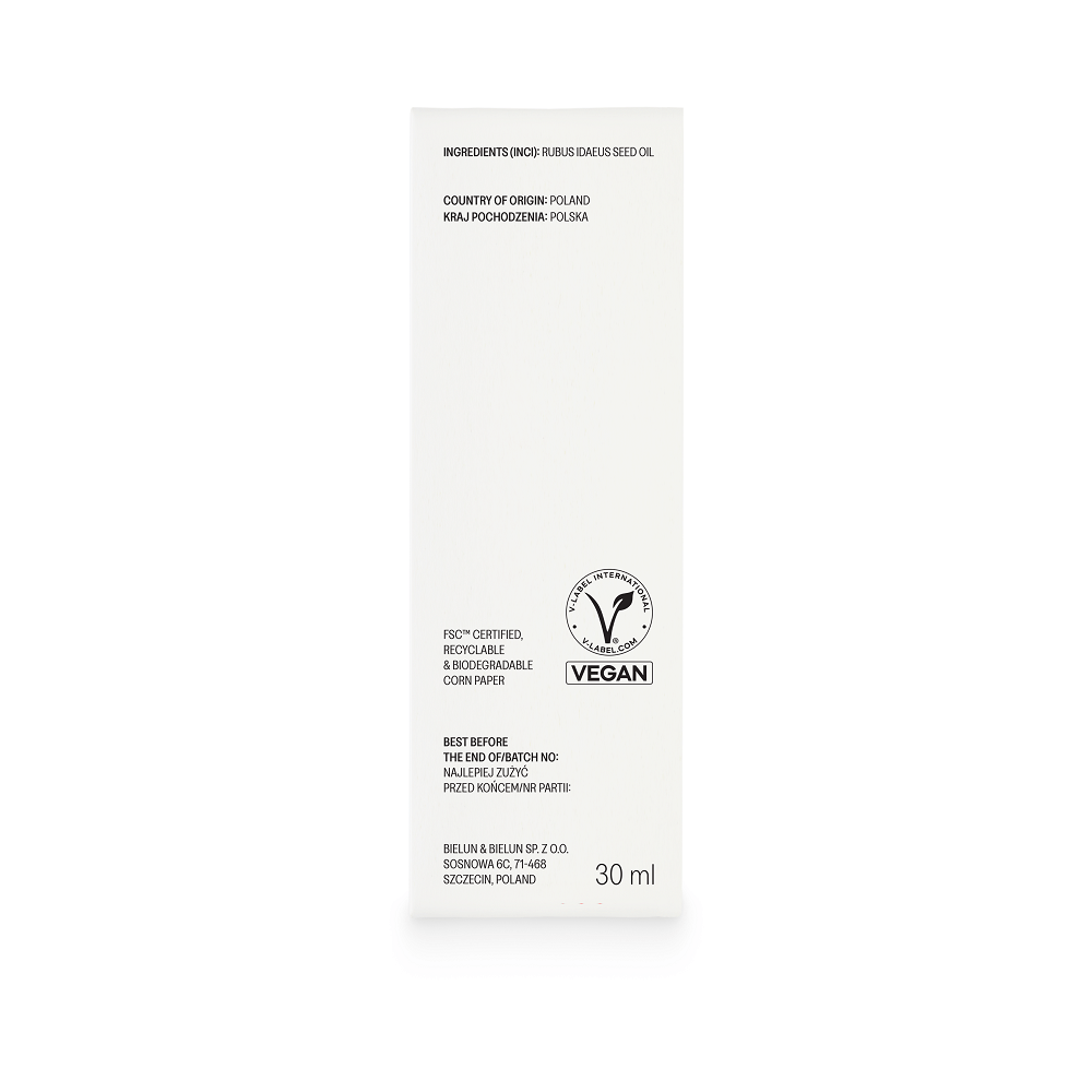 RASPBERRY Seed Oil - face, body, nail & hair care 30ml