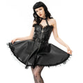 Heartless Ravina Faux Leather Goth Dress