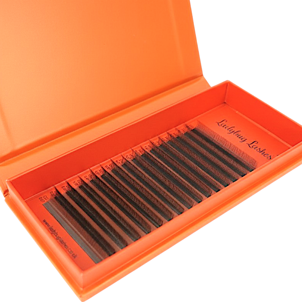 Brown U Lash 16 Row Tray 2D (Double Classics), 3D, 4D & 5D