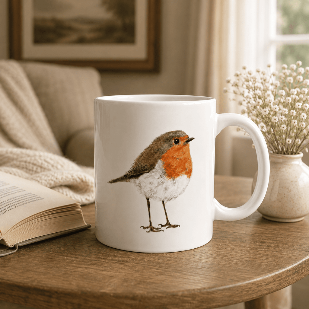 Robin Mug – British Wildlife Art