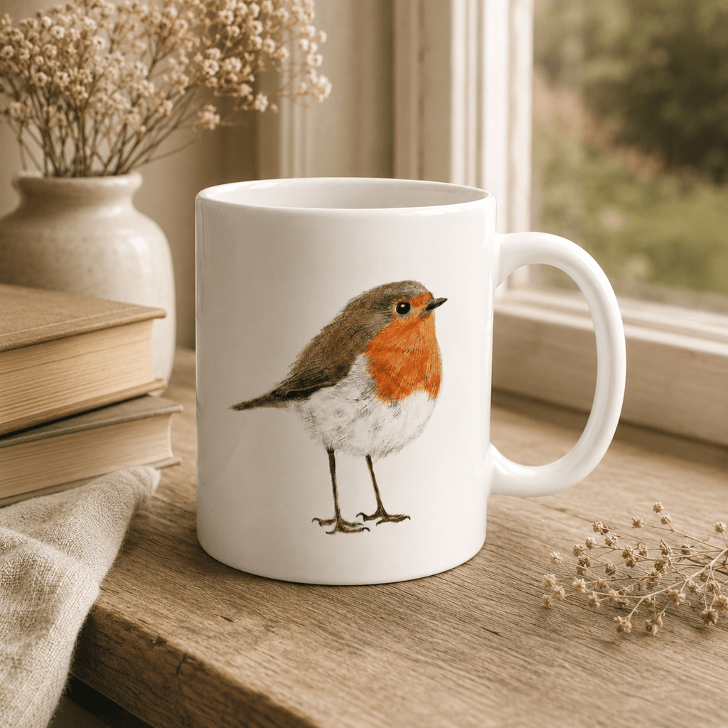 Robin Mug – British Wildlife Art