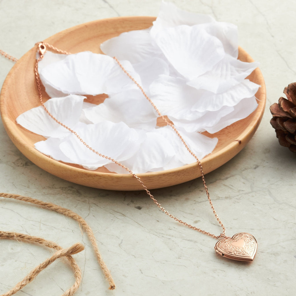 Rose Gold Plated Heart Locket