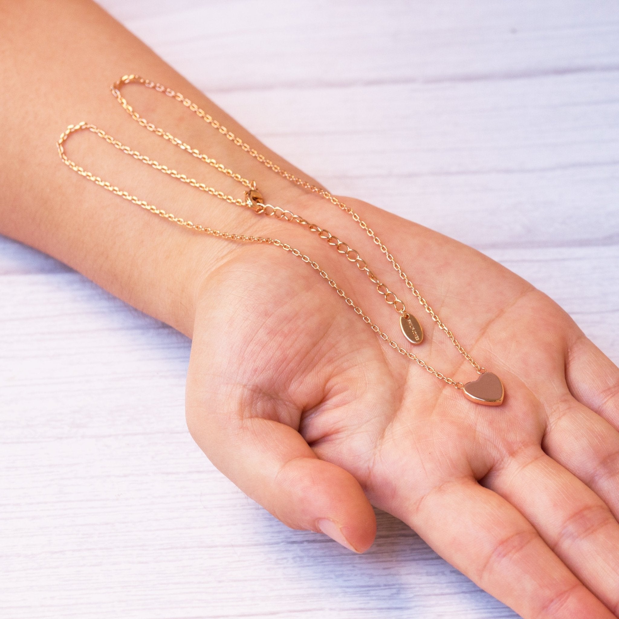 Rose Gold Plated Heart Necklace