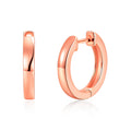Rose Gold Plated Hoop Earrings