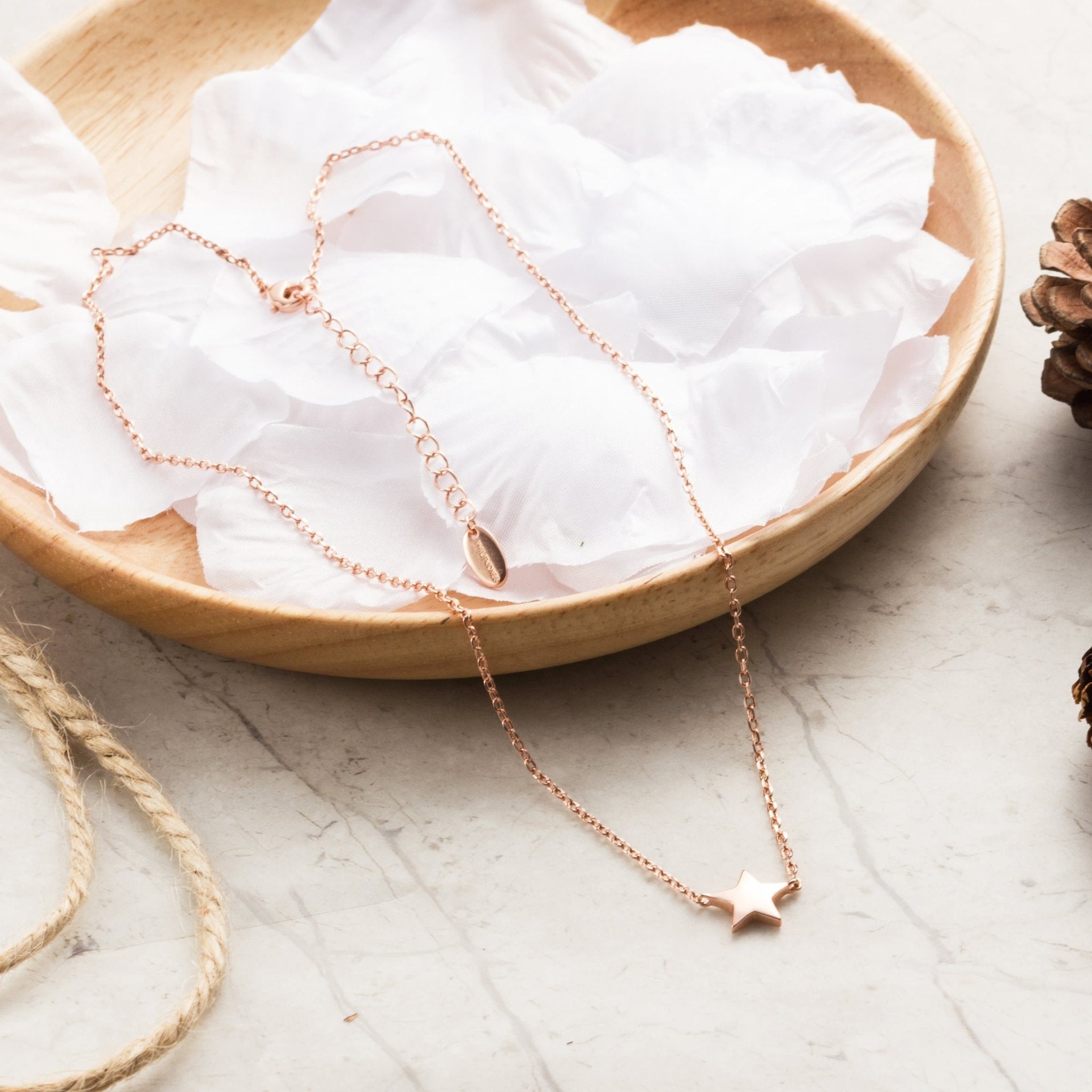 Rose Gold Plated Star Necklace