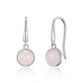 Rose Quartz Drop Earrings