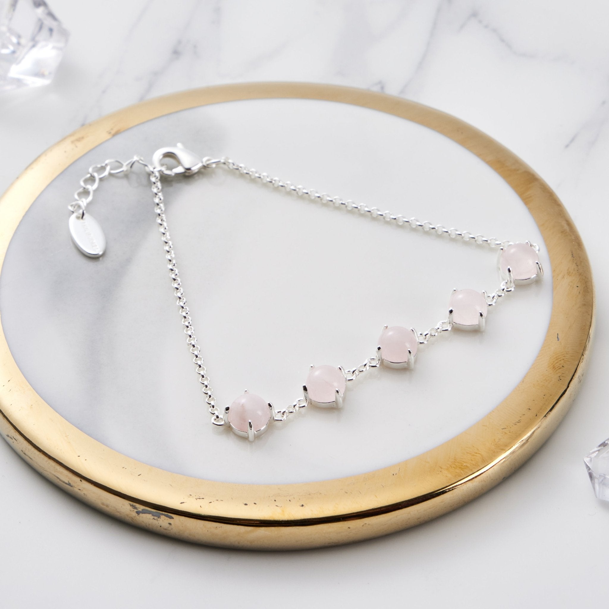 Rose Quartz Gemstone Bracelet
