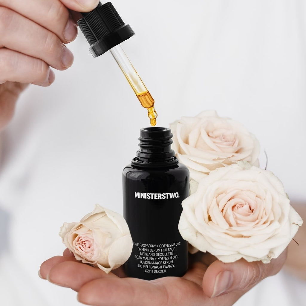 ROSE-RASPBERRY +Coenzyme Q10 - Firming serum for face, neck & decollete 30ml