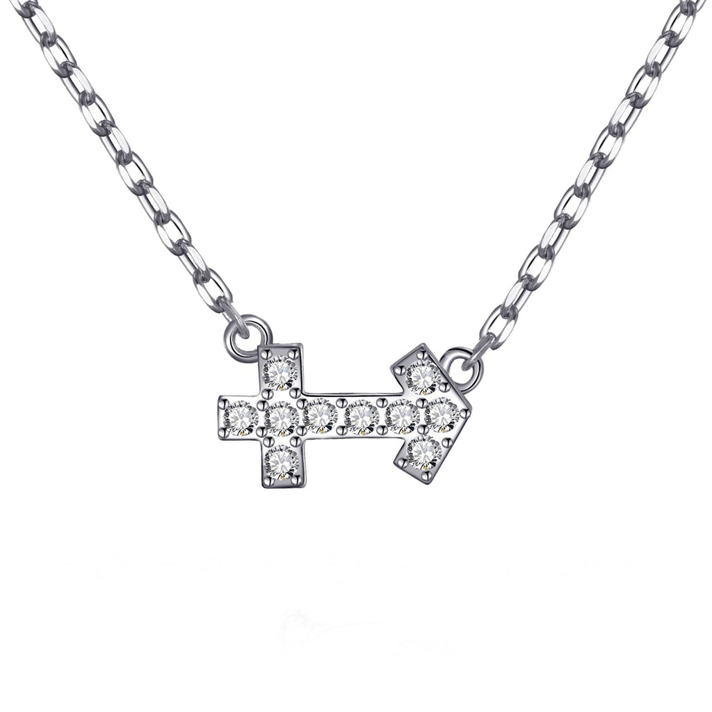Sagittarius Zodiac Star Sign Necklace Created with Zircondia® Crystals