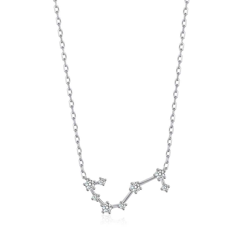 Scorpio Star Sign Zodiac Constellation Necklace and Quote Card with Zircondia® Crystals