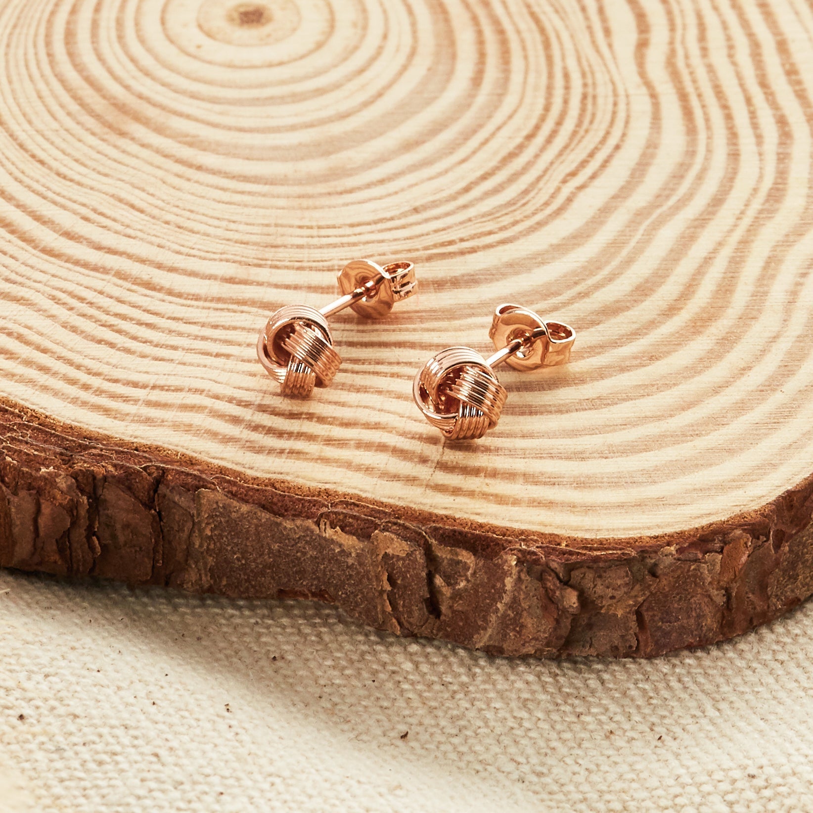 Set of Three Love Knot Earrings