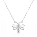 Silver Plated Bumble Bee Necklace