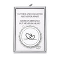 Silver Plated Mother and Daughter Quote Stretch Bracelet with Gift Box