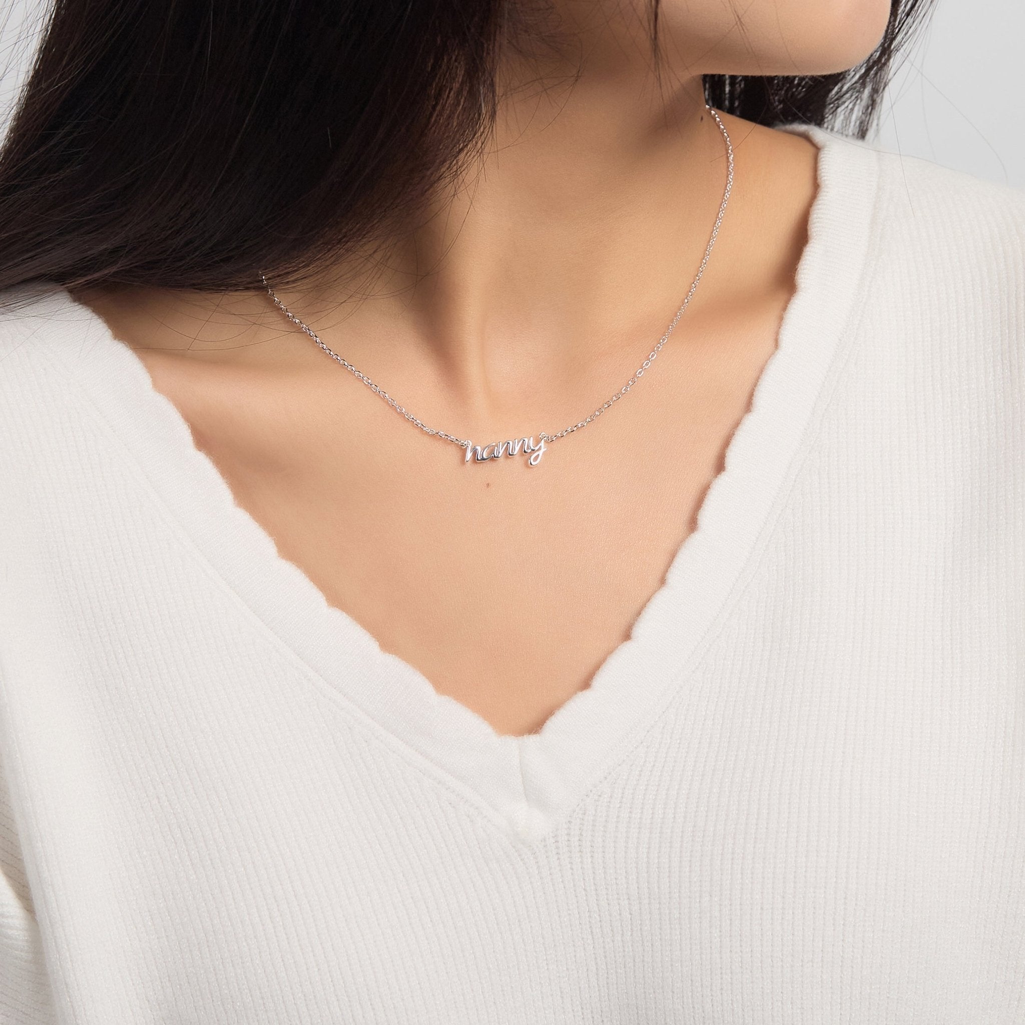 Silver Plated Nanny Necklace
