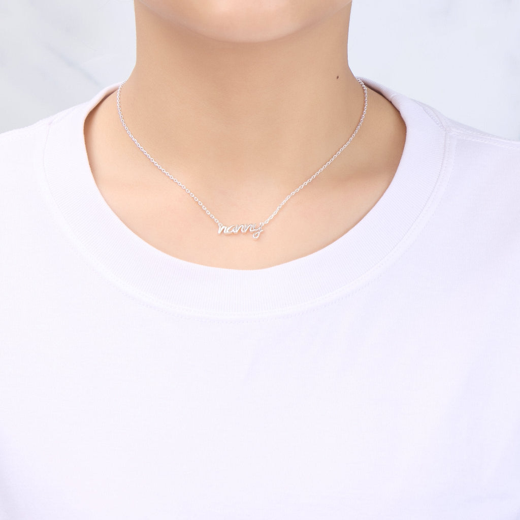 Silver Plated Nanny Necklace