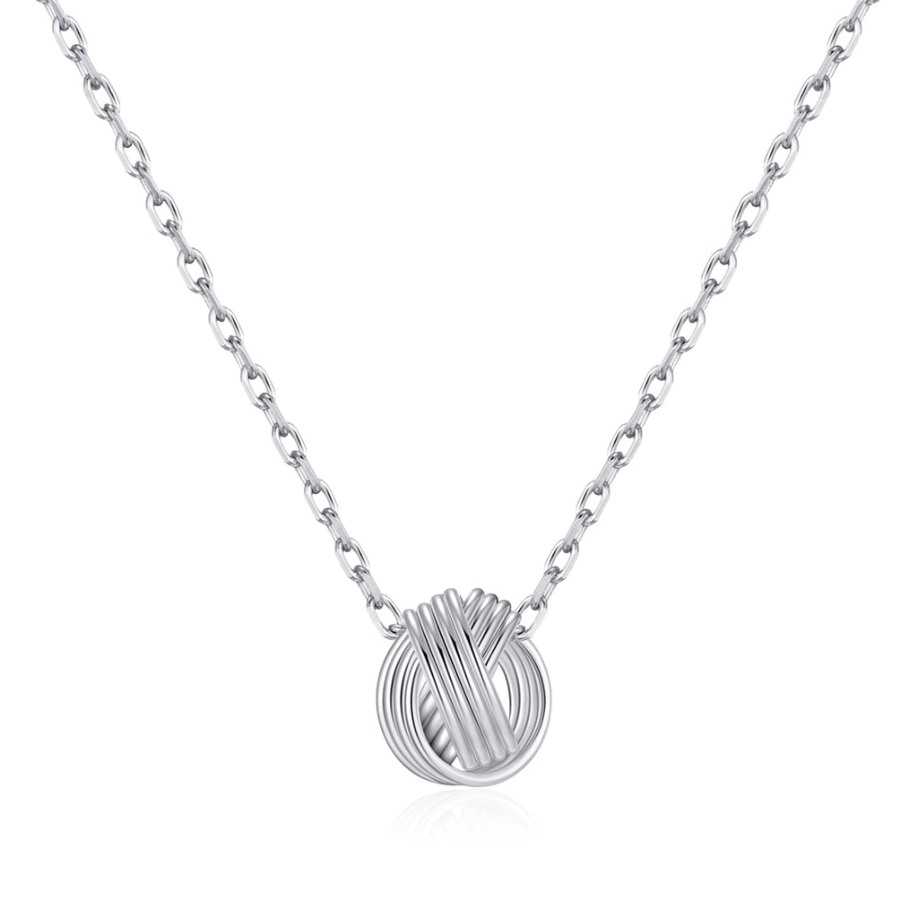 Sterling Silver Knot Necklace