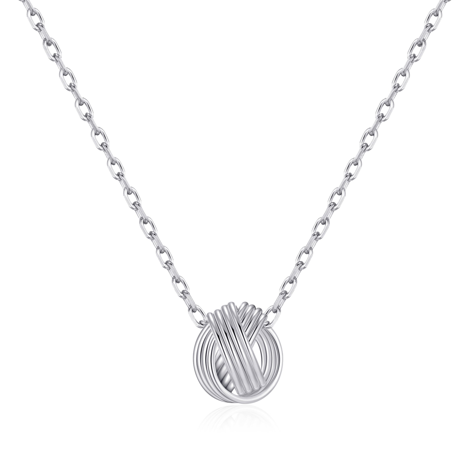 Sterling Silver Knot Necklace