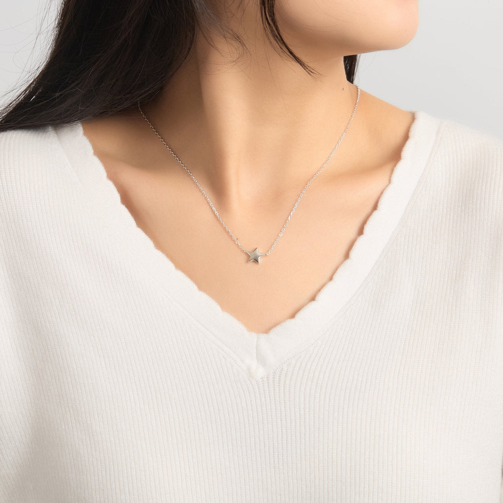 Sterling Silver Star Necklace