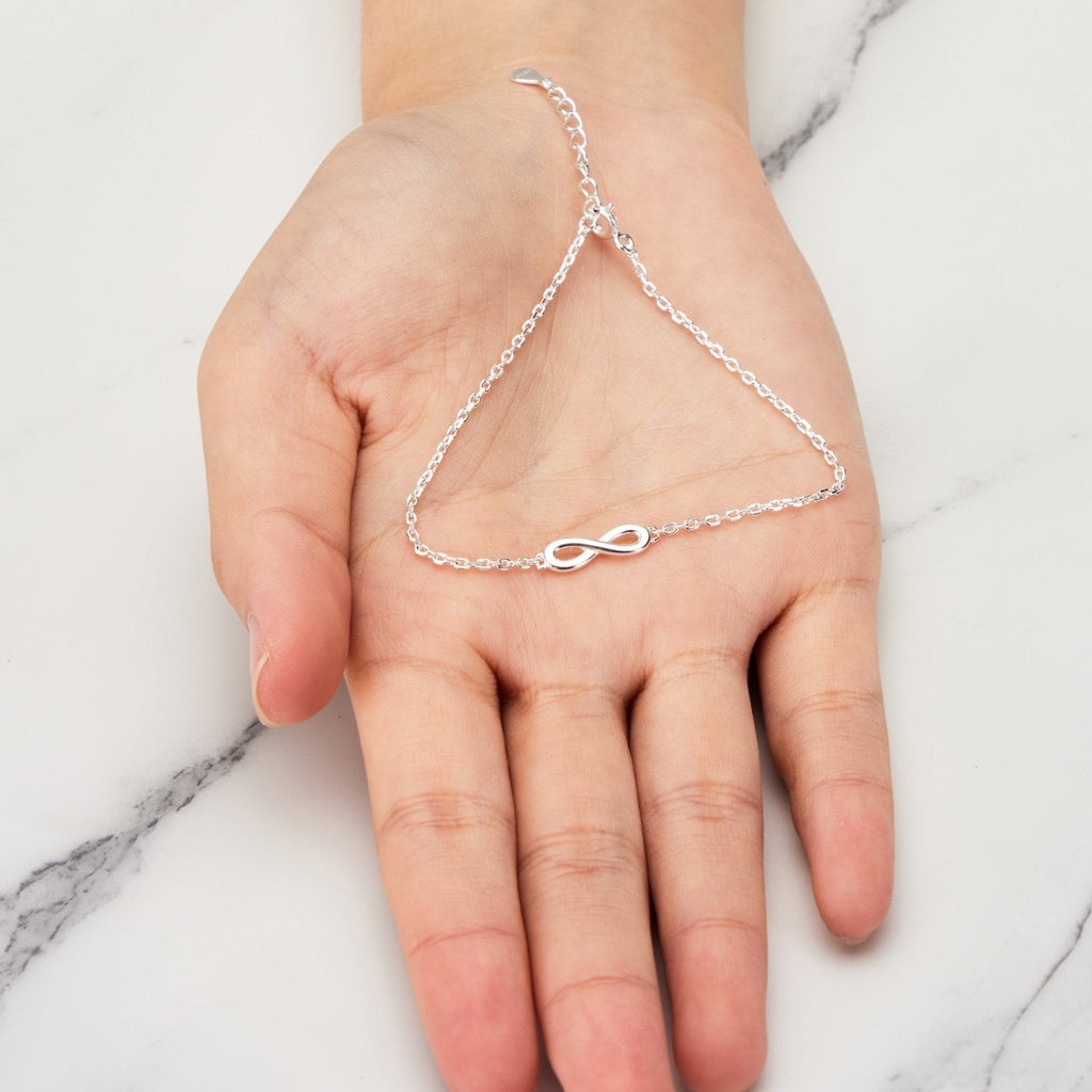 Sterling Silver Infinity Bracelet