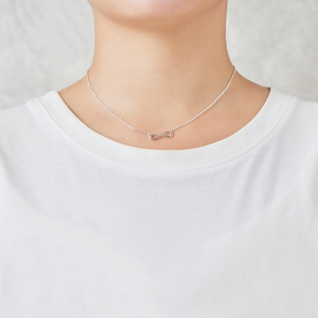 Sterling Silver Infinity Necklace