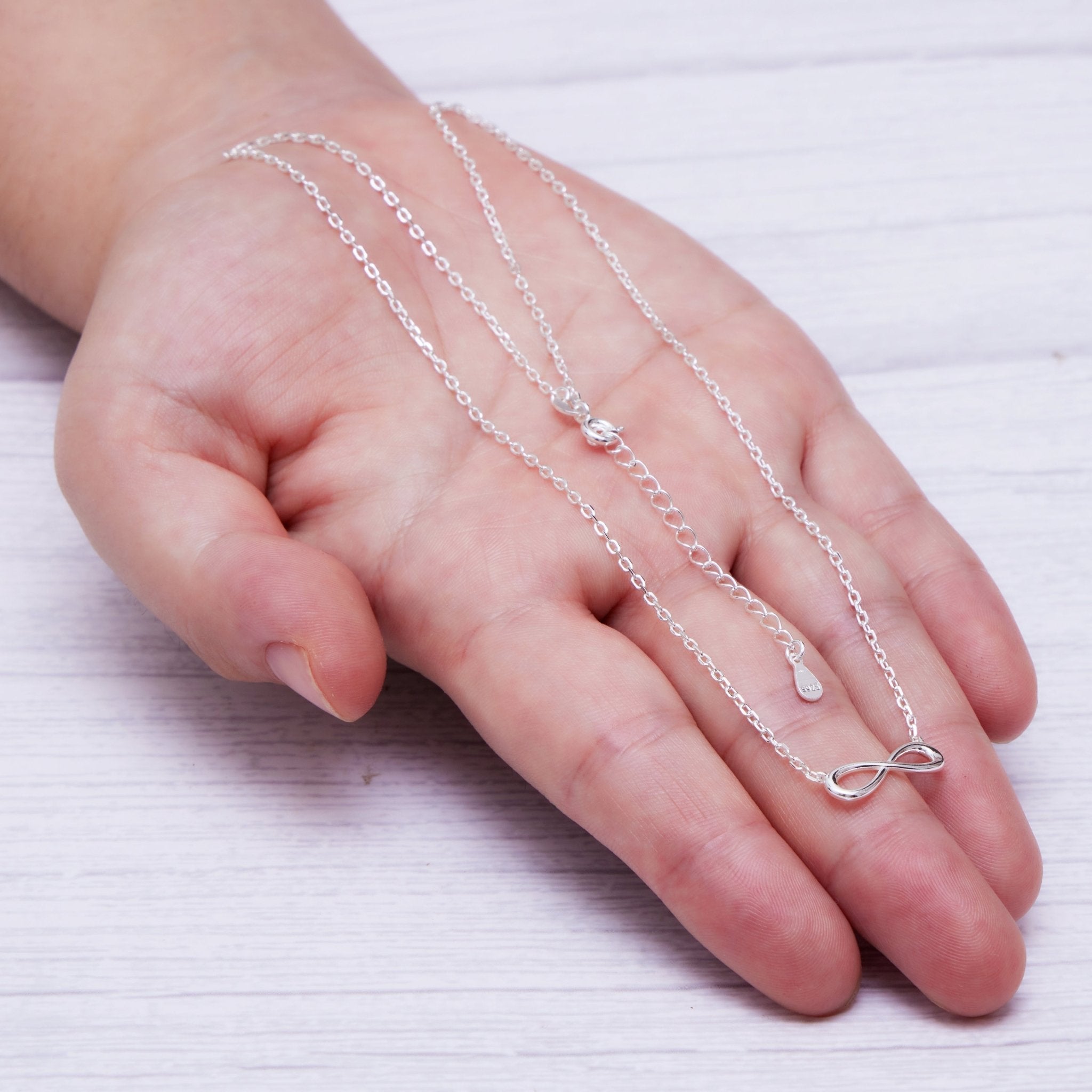 Sterling Silver Infinity Necklace