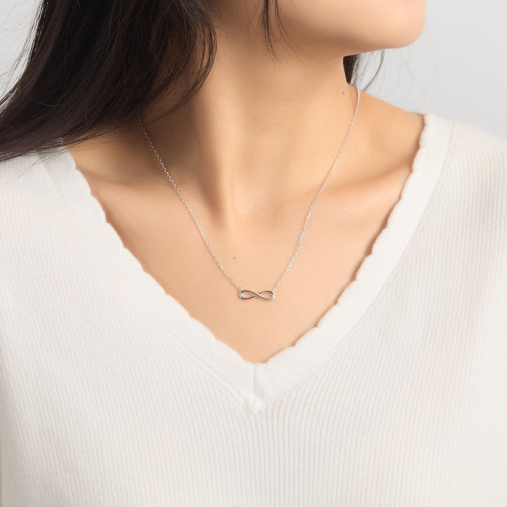 Sterling Silver Infinity Necklace
