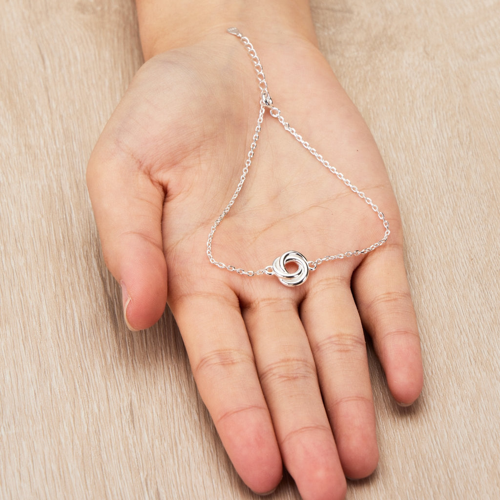Sterling Silver Knot Bracelet